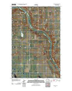 Tokio SW North Dakota Historical topographic map, 1:24000 scale, 7.5 X 7.5 Minute, Year 2011