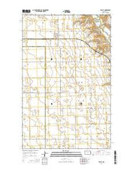 Tolley North Dakota Current topographic map, 1:24000 scale, 7.5 X 7.5 Minute, Year 2014