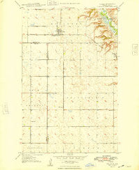 Tolley North Dakota Historical topographic map, 1:24000 scale, 7.5 X 7.5 Minute, Year 1948