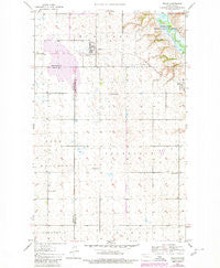 Tolley North Dakota Historical topographic map, 1:24000 scale, 7.5 X 7.5 Minute, Year 1980