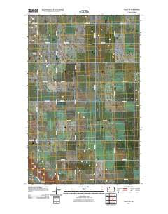 Tolley SE North Dakota Historical topographic map, 1:24000 scale, 7.5 X 7.5 Minute, Year 2011