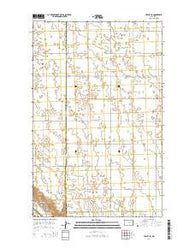 Tolley SE North Dakota Current topographic map, 1:24000 scale, 7.5 X 7.5 Minute, Year 2014