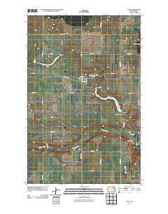 Tolna North Dakota Historical topographic map, 1:24000 scale, 7.5 X 7.5 Minute, Year 2011