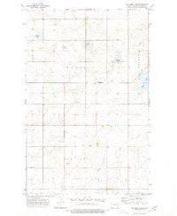Tom Berg Lake North Dakota Historical topographic map, 1:24000 scale, 7.5 X 7.5 Minute, Year 1974