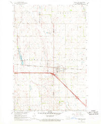 Tower City North Dakota Historical topographic map, 1:24000 scale, 7.5 X 7.5 Minute, Year 1967