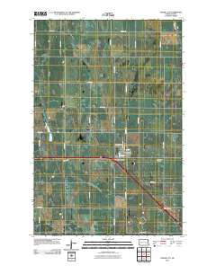 Tower City North Dakota Historical topographic map, 1:24000 scale, 7.5 X 7.5 Minute, Year 2011