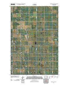Tower City SW North Dakota Historical topographic map, 1:24000 scale, 7.5 X 7.5 Minute, Year 2011