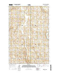 Tower City SW North Dakota Current topographic map, 1:24000 scale, 7.5 X 7.5 Minute, Year 2014
