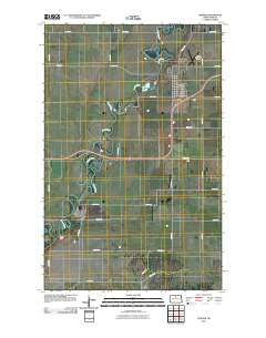 Towner North Dakota Historical topographic map, 1:24000 scale, 7.5 X 7.5 Minute, Year 2011