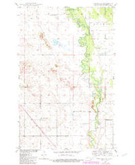 Towner NW North Dakota Historical topographic map, 1:24000 scale, 7.5 X 7.5 Minute, Year 1950