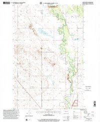 Towner NW North Dakota Historical topographic map, 1:24000 scale, 7.5 X 7.5 Minute, Year 1997