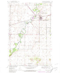 Towner North Dakota Historical topographic map, 1:24000 scale, 7.5 X 7.5 Minute, Year 1950