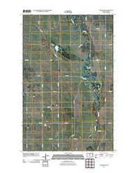 Towner NW North Dakota Historical topographic map, 1:24000 scale, 7.5 X 7.5 Minute, Year 2011