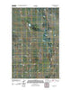 Towner NW North Dakota Historical topographic map, 1:24000 scale, 7.5 X 7.5 Minute, Year 2011
