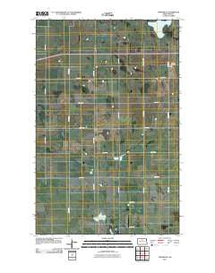 Towner SE North Dakota Historical topographic map, 1:24000 scale, 7.5 X 7.5 Minute, Year 2011