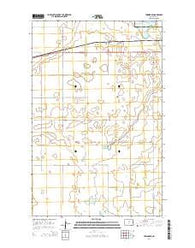 Towner SE North Dakota Current topographic map, 1:24000 scale, 7.5 X 7.5 Minute, Year 2014