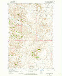 Tracy Mountain North Dakota Historical topographic map, 1:24000 scale, 7.5 X 7.5 Minute, Year 1962