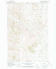 Tracy Mountain North Dakota Historical topographic map, 1:24000 scale, 7.5 X 7.5 Minute, Year 1962