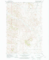 Tracy Mountain North Dakota Historical topographic map, 1:24000 scale, 7.5 X 7.5 Minute, Year 1962