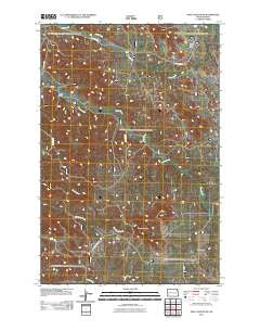 Tracy Mountain North Dakota Historical topographic map, 1:24000 scale, 7.5 X 7.5 Minute, Year 2011