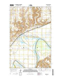 Trenton North Dakota Current topographic map, 1:24000 scale, 7.5 X 7.5 Minute, Year 2014