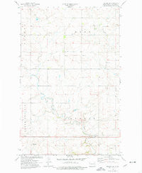 Trenton NE North Dakota Historical topographic map, 1:24000 scale, 7.5 X 7.5 Minute, Year 1974