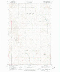 Trenton NW North Dakota Historical topographic map, 1:24000 scale, 7.5 X 7.5 Minute, Year 1974