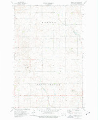 Trenton NW North Dakota Historical topographic map, 1:24000 scale, 7.5 X 7.5 Minute, Year 1974