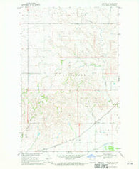 Trenton SW North Dakota Historical topographic map, 1:24000 scale, 7.5 X 7.5 Minute, Year 1968