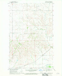 Trenton SW North Dakota Historical topographic map, 1:24000 scale, 7.5 X 7.5 Minute, Year 1968