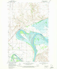 Trenton North Dakota Historical topographic map, 1:24000 scale, 7.5 X 7.5 Minute, Year 1969