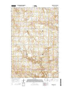 Trenton NE North Dakota Current topographic map, 1:24000 scale, 7.5 X 7.5 Minute, Year 2014