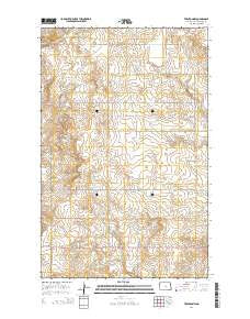 Trenton NW North Dakota Current topographic map, 1:24000 scale, 7.5 X 7.5 Minute, Year 2014