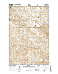Trotters North Dakota Current topographic map, 1:24000 scale, 7.5 X 7.5 Minute, Year 2014