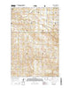 Trotters North Dakota Current topographic map, 1:24000 scale, 7.5 X 7.5 Minute, Year 2014