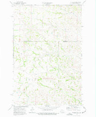 Trotters SE North Dakota Historical topographic map, 1:24000 scale, 7.5 X 7.5 Minute, Year 1974