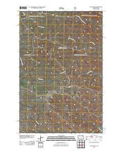 Trotters SE North Dakota Historical topographic map, 1:24000 scale, 7.5 X 7.5 Minute, Year 2011