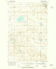Tunbridge North Dakota Historical topographic map, 1:24000 scale, 7.5 X 7.5 Minute, Year 1954