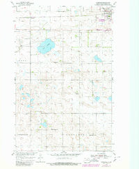 Tunbridge North Dakota Historical topographic map, 1:24000 scale, 7.5 X 7.5 Minute, Year 1954