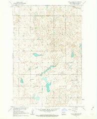 Turtle Creek NE North Dakota Historical topographic map, 1:24000 scale, 7.5 X 7.5 Minute, Year 1961