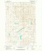Turtle Creek NE North Dakota Historical topographic map, 1:24000 scale, 7.5 X 7.5 Minute, Year 1961