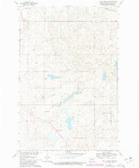 Turtle Creek NE North Dakota Historical topographic map, 1:24000 scale, 7.5 X 7.5 Minute, Year 1961