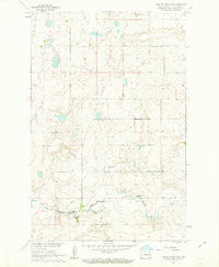 Turtle Creek SE North Dakota Historical topographic map, 1:24000 scale, 7.5 X 7.5 Minute, Year 1961