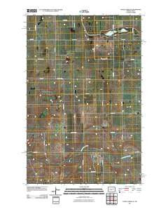 Turtle Creek SE North Dakota Historical topographic map, 1:24000 scale, 7.5 X 7.5 Minute, Year 2011