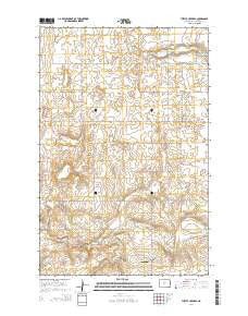 Turtle Creek SE North Dakota Current topographic map, 1:24000 scale, 7.5 X 7.5 Minute, Year 2014