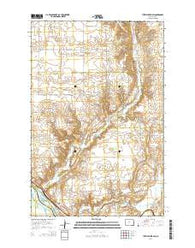 Turtle Creek SW North Dakota Current topographic map, 1:24000 scale, 7.5 X 7.5 Minute, Year 2014