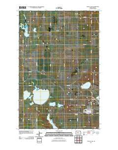 Turtle Lake North Dakota Historical topographic map, 1:24000 scale, 7.5 X 7.5 Minute, Year 2011
