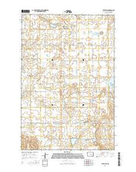 Tuttle SW North Dakota Current topographic map, 1:24000 scale, 7.5 X 7.5 Minute, Year 2014