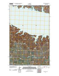 Twin Buttes North Dakota Historical topographic map, 1:24000 scale, 7.5 X 7.5 Minute, Year 2011