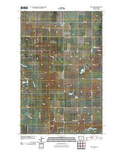 Twin Lakes North Dakota Historical topographic map, 1:24000 scale, 7.5 X 7.5 Minute, Year 2011